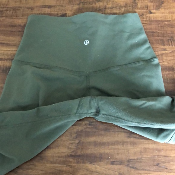 Army green lululemon leggings - Picture 3 of 5